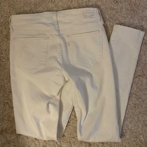White Levi’s Skinny Jeans Size 27 - Picture 2 of 4